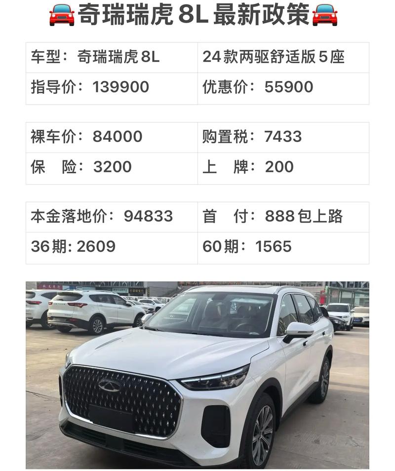 奇瑞suv多少钱一辆／奇瑞suv2020最新款多少钱
