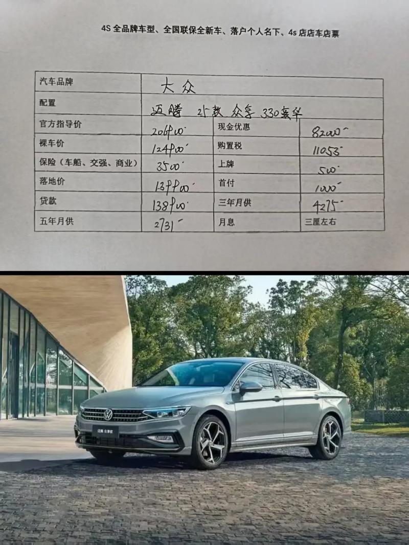 上汽大众所有车型价格(上汽大众车型车价)