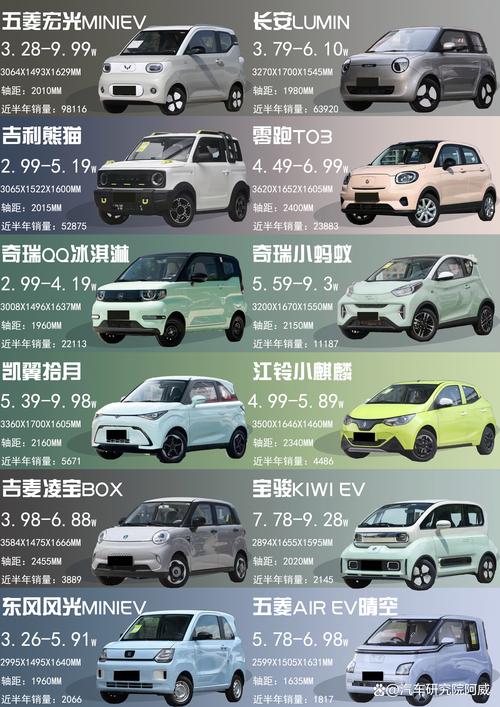 微型电动汽车哪个品牌好,微型电动汽车十大名牌排名
